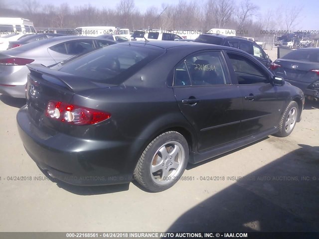 1YVHP84D345N49785 - 2004 MAZDA 6 S GRAY photo 4