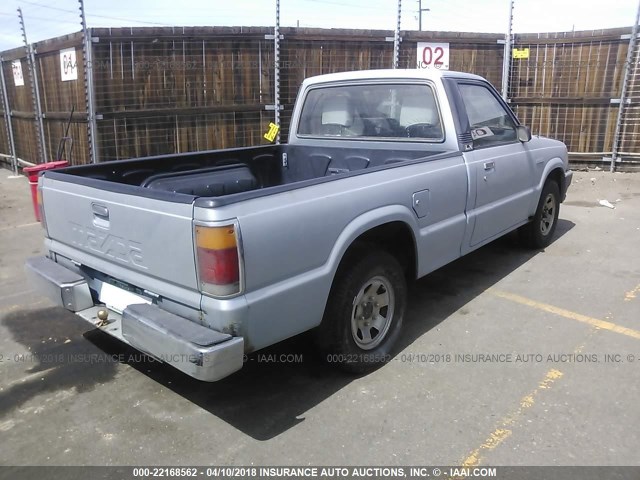 JM2UF1117G0553781 - 1986 MAZDA B2000 BLUE photo 4