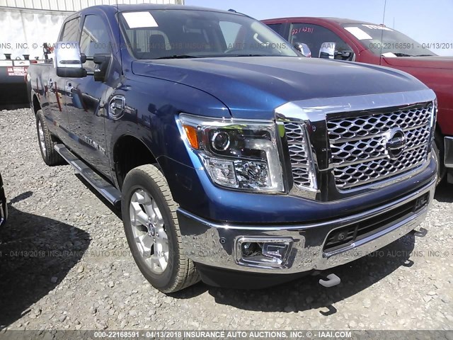 1N6BA1F49GN500111 - 2016 NISSAN TITAN XD SL/PRO-4X/PLAT RESERVE BLUE photo 1