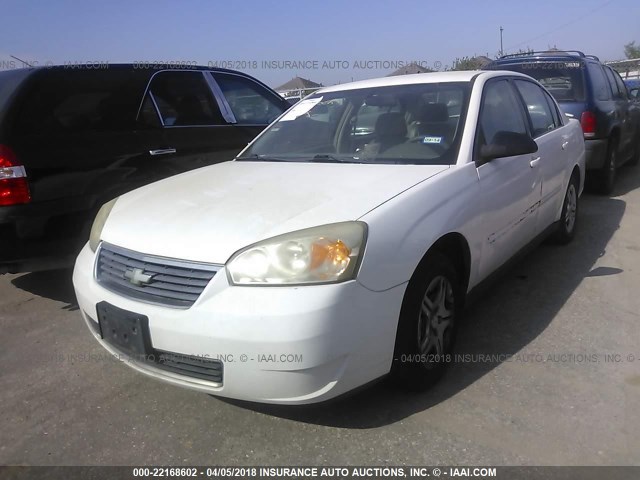 1G1ZS58F47F312393 - 2007 CHEVROLET MALIBU LS თეთრი ფოტო 2