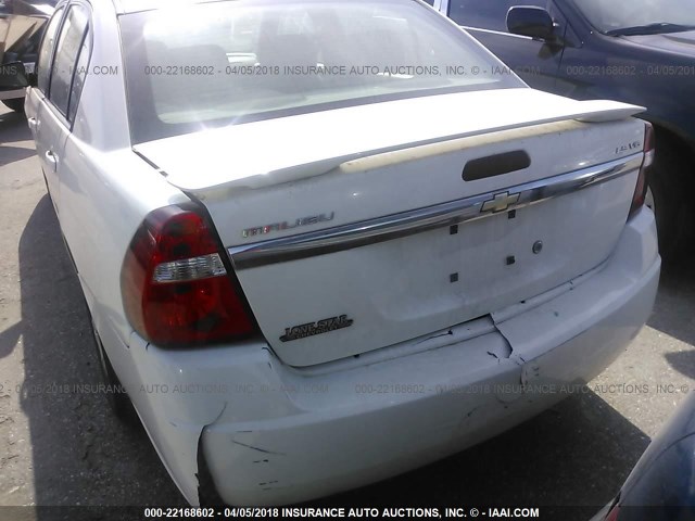 1G1ZS58F47F312393 - 2007 CHEVROLET MALIBU LS თეთრი ფოტო 6