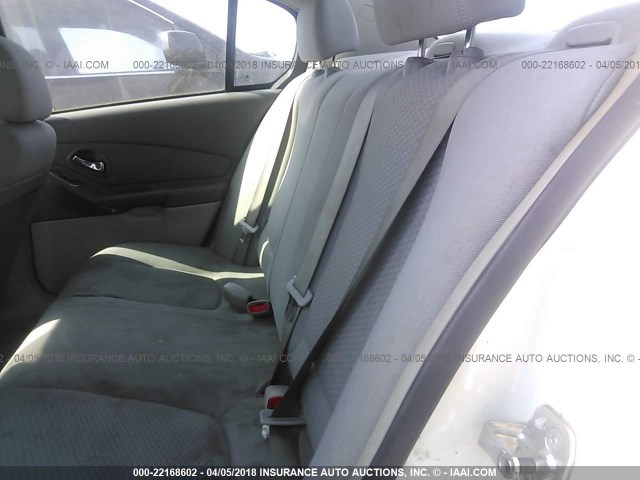 1G1ZS58F47F312393 - 2007 CHEVROLET MALIBU LS თეთრი ფოტო 8