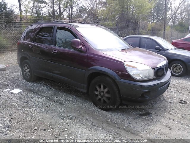 3G5DA03E04S507931 - 2004 BUICK RENDEZVOUS CX/CXL BURGUNDY photo 1