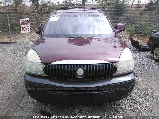 3G5DA03E04S507931 - 2004 BUICK RENDEZVOUS CX/CXL BURGUNDY photo 6