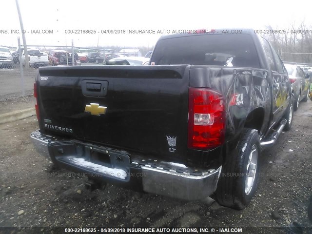 1GCPKSE71CF123334 - 2012 CHEVROLET SILVERADO K1500 LT BLACK photo 4