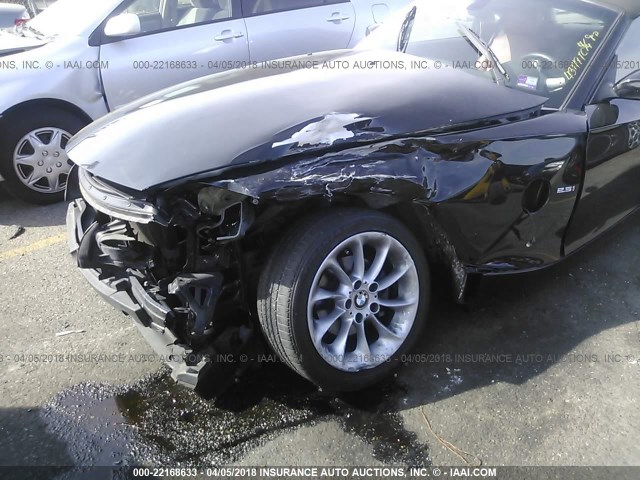 4USBT33505LS57488 - 2005 BMW Z4 2.5 BLACK photo 6