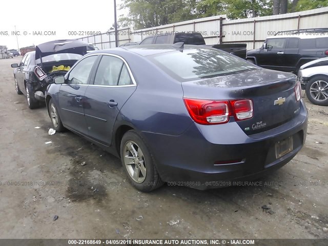 1G11B5SL5FF334316 - 2015 CHEVROLET MALIBU LS 蓝色 照片 3