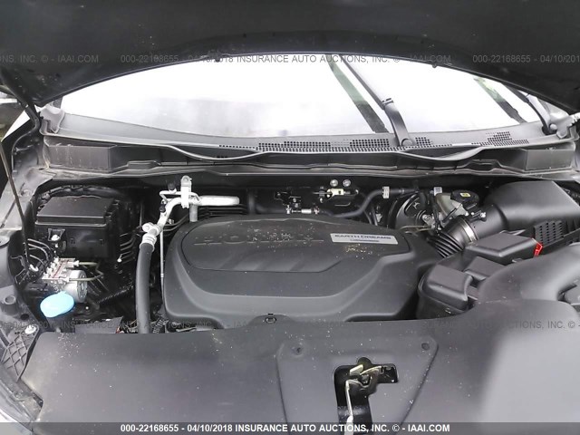 5FNRL6H71JB042182 - 2018 HONDA ODYSSEY EXL შავი ფოტო 10