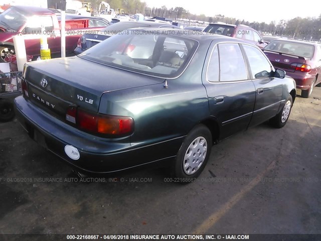 4T1BF12K9TU119234 - 1996 TOYOTA CAMRY LE/XLE/SE 绿色 照片 4