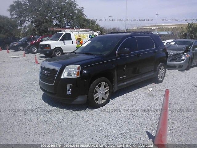 2GKALSEK6C6294215 - 2012 GMC TERRAIN SLE BLACK photo 2