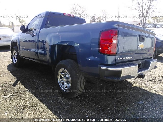 1GCNCNEH6HZ108638 - 2017 CHEVROLET SILVERADO C1500/C1500  LS BLUE photo 3