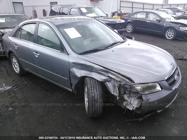 5NPEU46F56H042642 - 2006 HYUNDAI SONATA GLS/LX SILVER photo 1