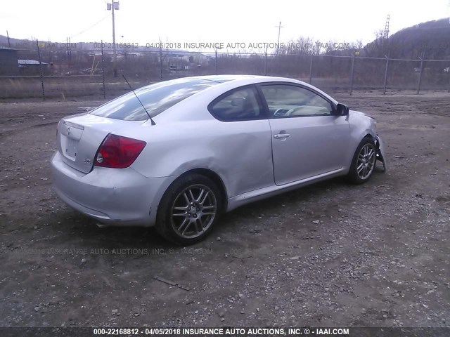 JTKDE177670153917 - 2007 TOYOTA SCION TC 银色 照片 4