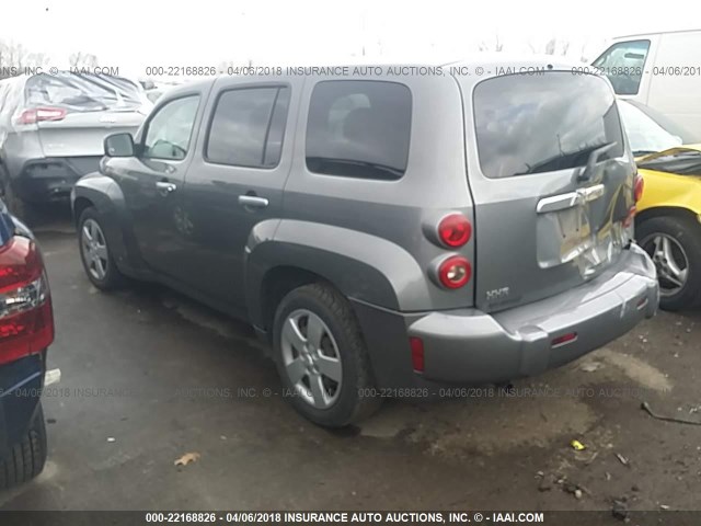 3GNDA13D67S596678 - 2007 CHEVROLET HHR LS ნაცრისფერი ფოტო 3