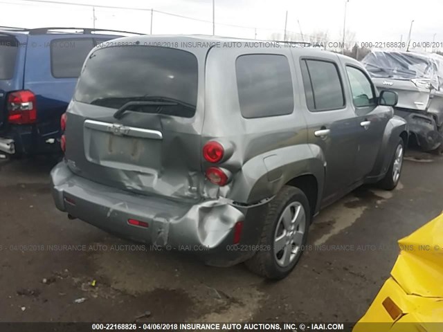 3GNDA13D67S596678 - 2007 CHEVROLET HHR LS ნაცრისფერი ფოტო 4