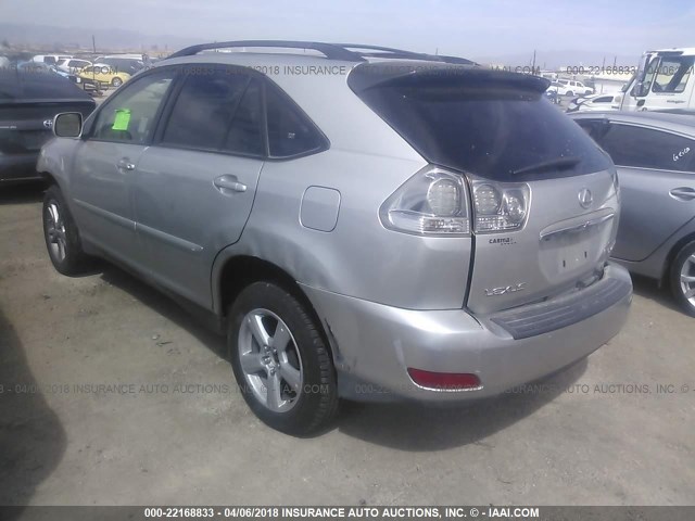 JTJHW31U760026556 - 2006 LEXUS RX 400 SILVER photo 3