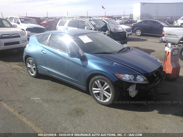 JHMZF1D44BS004289 - 2011 HONDA CR-Z ლურჯი ფოტო 1