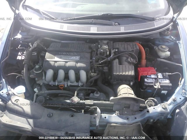 JHMZF1D44BS004289 - 2011 HONDA CR-Z ლურჯი ფოტო 10