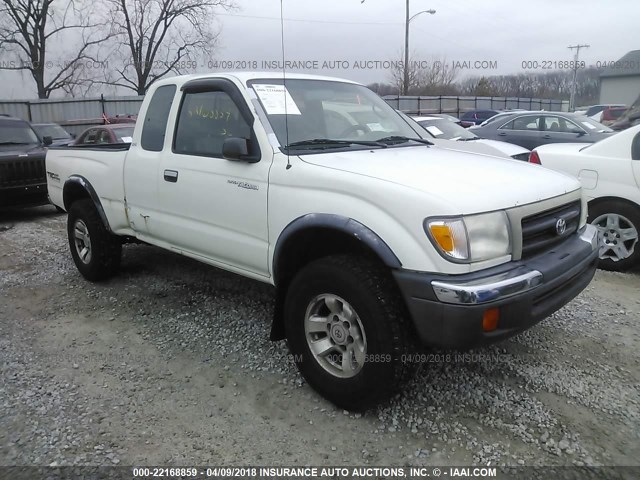 4TAWM72N5WZ171925 - 1998 TOYOTA TACOMA XTRACAB WHITE photo 1