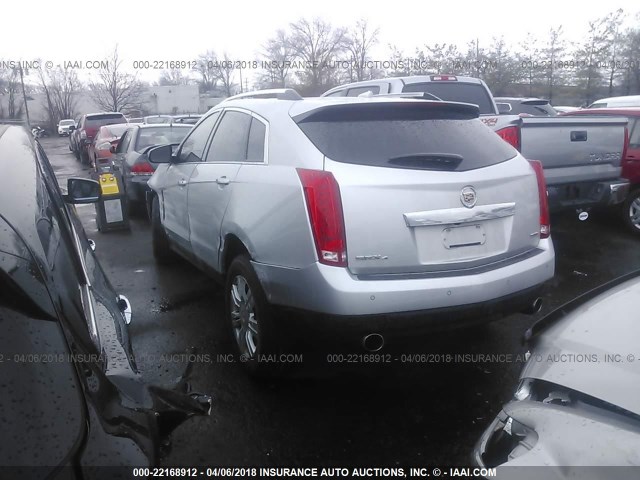 3GYFNDE36CS508194 - 2012 CADILLAC SRX LUXURY COLLECTION SILVER photo 3