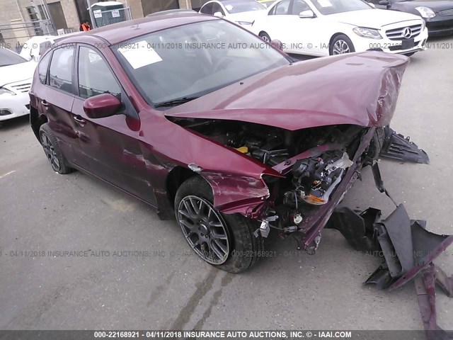 JF1GH6A68BH817627 - 2011 SUBARU IMPREZA 2.5I MAROON photo 1