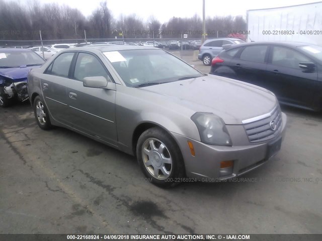 1G6DM57N730125783 - 2003 CADILLAC CTS CREAM photo 1