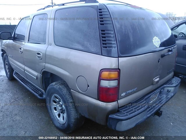 1GNEC13T23J102995 - 2003 CHEVROLET TAHOE C1500 TAN photo 3