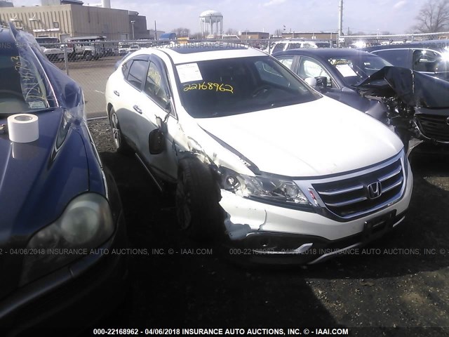 5J6TF2H57FL002014 - 2015 HONDA CROSSTOUR EXL თეთრი ფოტო 1