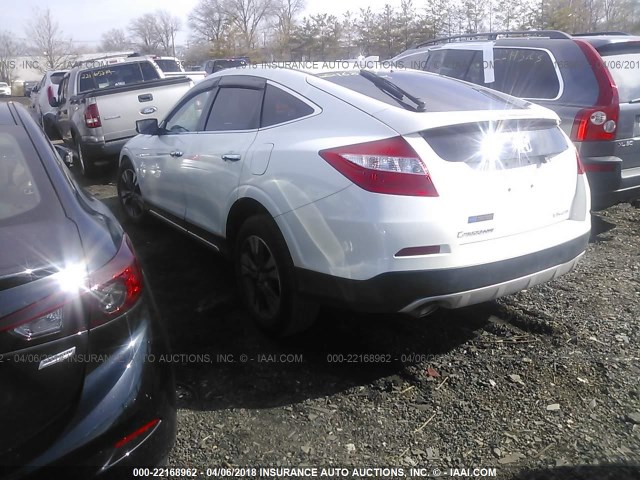 5J6TF2H57FL002014 - 2015 HONDA CROSSTOUR EXL თეთრი ფოტო 3