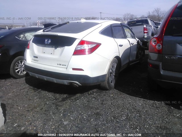 5J6TF2H57FL002014 - 2015 HONDA CROSSTOUR EXL თეთრი ფოტო 4