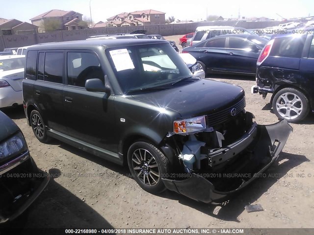 JTLKT324850200640 - 2005 TOYOTA SCION XB GREEN photo 1