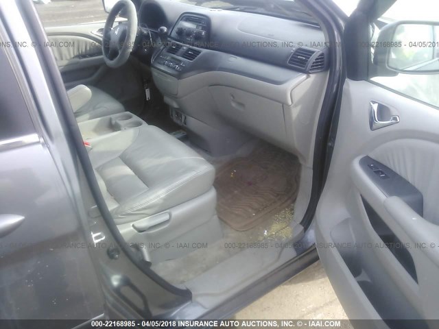 5FNRL38677B454833 - 2007 HONDA ODYSSEY EXL ნაცრისფერი ფოტო 5