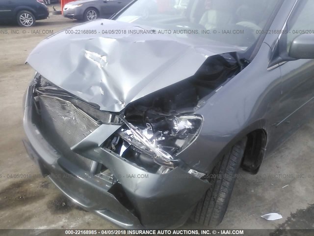 5FNRL38677B454833 - 2007 HONDA ODYSSEY EXL ნაცრისფერი ფოტო 6