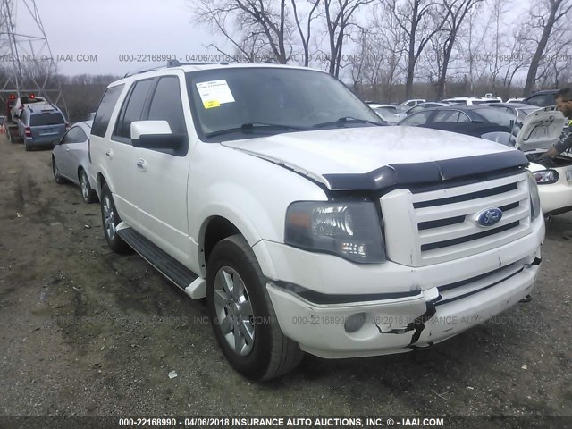 1FMFU20509LA06748 - 2009 FORD EXPEDITION LIMITED WHITE photo 1