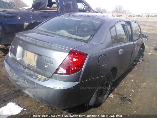 1G8AZ55F87Z203125 - 2007 SATURN ION LEVEL 2 SILVER photo 4