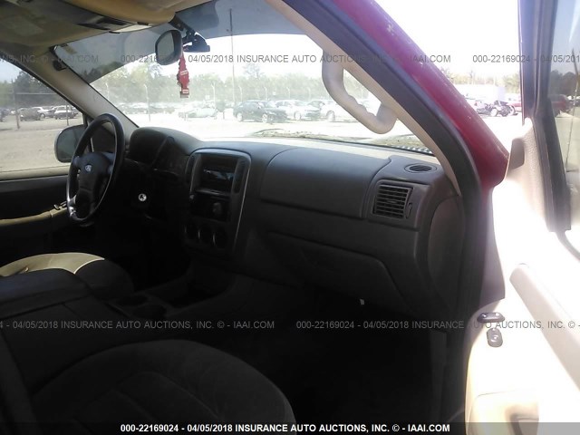 1FMZU73K23UC60197 - 2003 FORD EXPLORER XLT/XLT SPORT/NBX MAROON photo 5