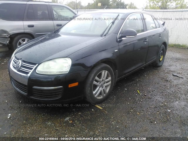 3VWEG71K37M159223 - 2007 VOLKSWAGEN JETTA WOLFSBURG 黑色 照片 2