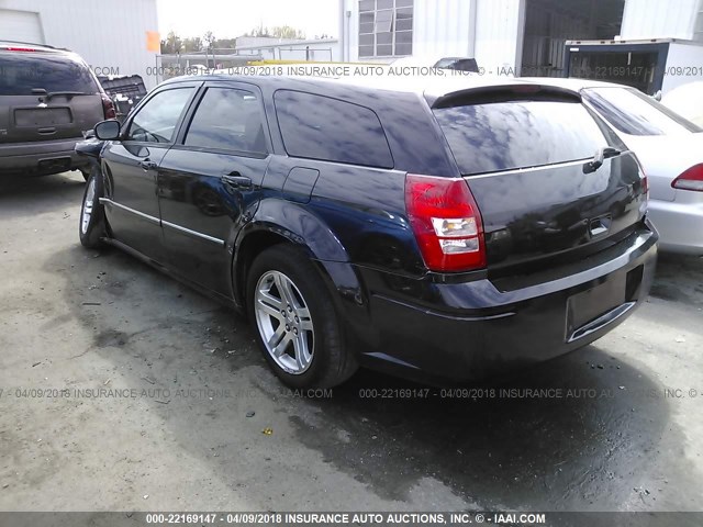 2D4FV47V56H150780 - 2006 DODGE MAGNUM SXT BLACK photo 3