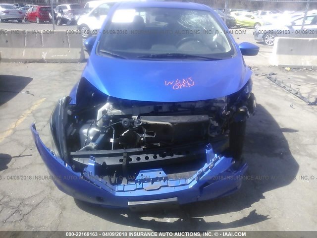 3N1CE2CP5GL366460 - 2016 NISSAN VERSA NOTE S/S PLUS/SV/SL/SR BLUE photo 6