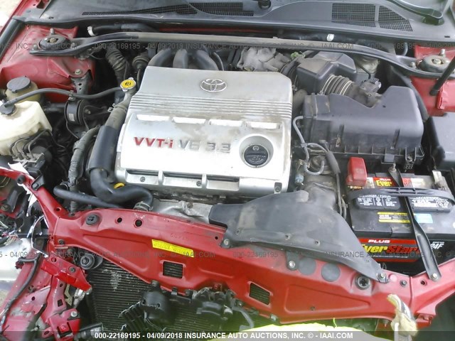 4T1CA38P64U009440 - 2004 TOYOTA CAMRY SOLARA SE/SLE Qırmızı foto 10