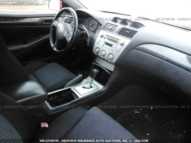 4T1CA38P64U009440 - 2004 TOYOTA CAMRY SOLARA SE/SLE Qırmızı foto 5