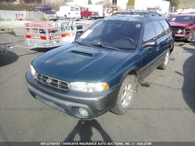 4S3BG6858X7603660 - 1999 SUBARU LEGACY OUTBACK/SSV/LIMITED/30TH GREEN photo 2