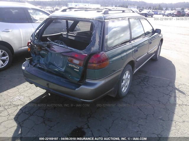 4S3BG6858X7603660 - 1999 SUBARU LEGACY OUTBACK/SSV/LIMITED/30TH GREEN photo 4