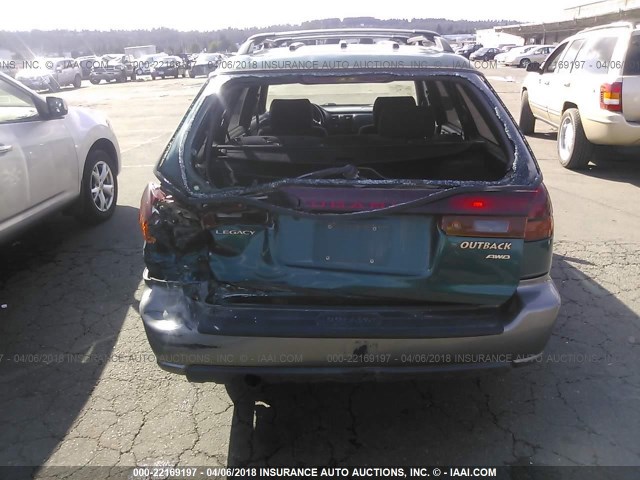 4S3BG6858X7603660 - 1999 SUBARU LEGACY OUTBACK/SSV/LIMITED/30TH GREEN photo 6