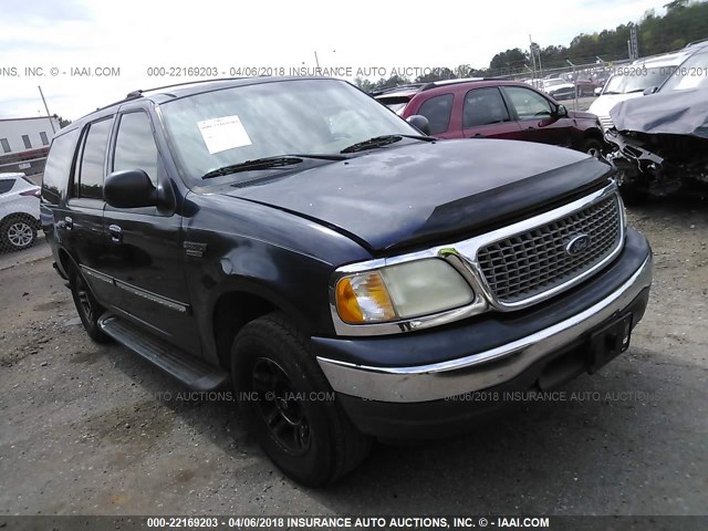 1FMRU15W01LB29396 - 2001 FORD EXPEDITION XLT 蓝色 照片 1