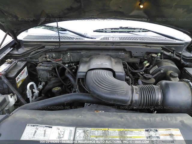 1FMRU15W01LB29396 - 2001 FORD EXPEDITION XLT 蓝色 照片 10