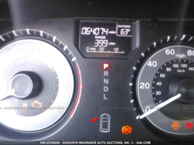 5FNRL5H68CB104374 - 2012 HONDA ODYSSEY EXL შავი ფოტო 7