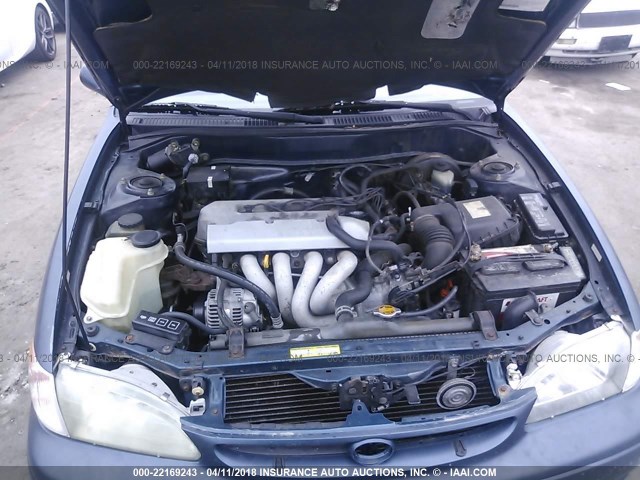 2T1BR18E2WC038025 - 1998 TOYOTA COROLLA VE/CE/LE GREEN photo 10