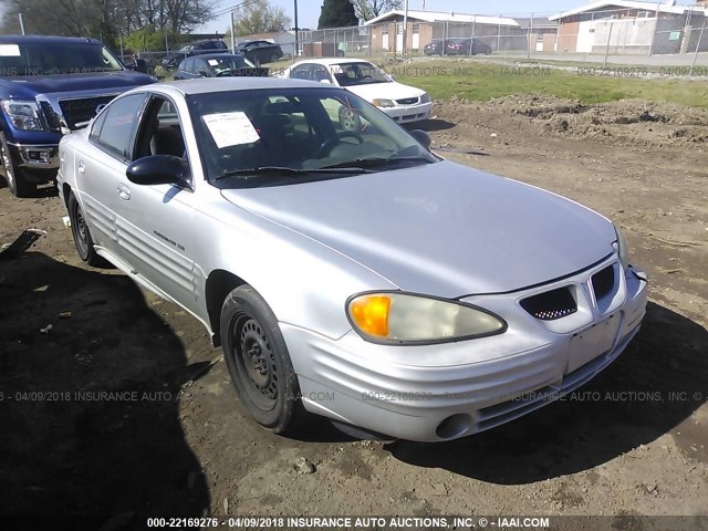 1G2NF52F12C219588 - 2002 PONTIAC GRAND AM SE1 SILVER photo 1