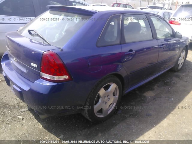 1G1ZW63136F286454 - 2006 CHEVROLET MALIBU MAXX SS 蓝色 照片 4